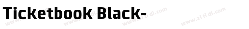 Ticketbook Black字体转换